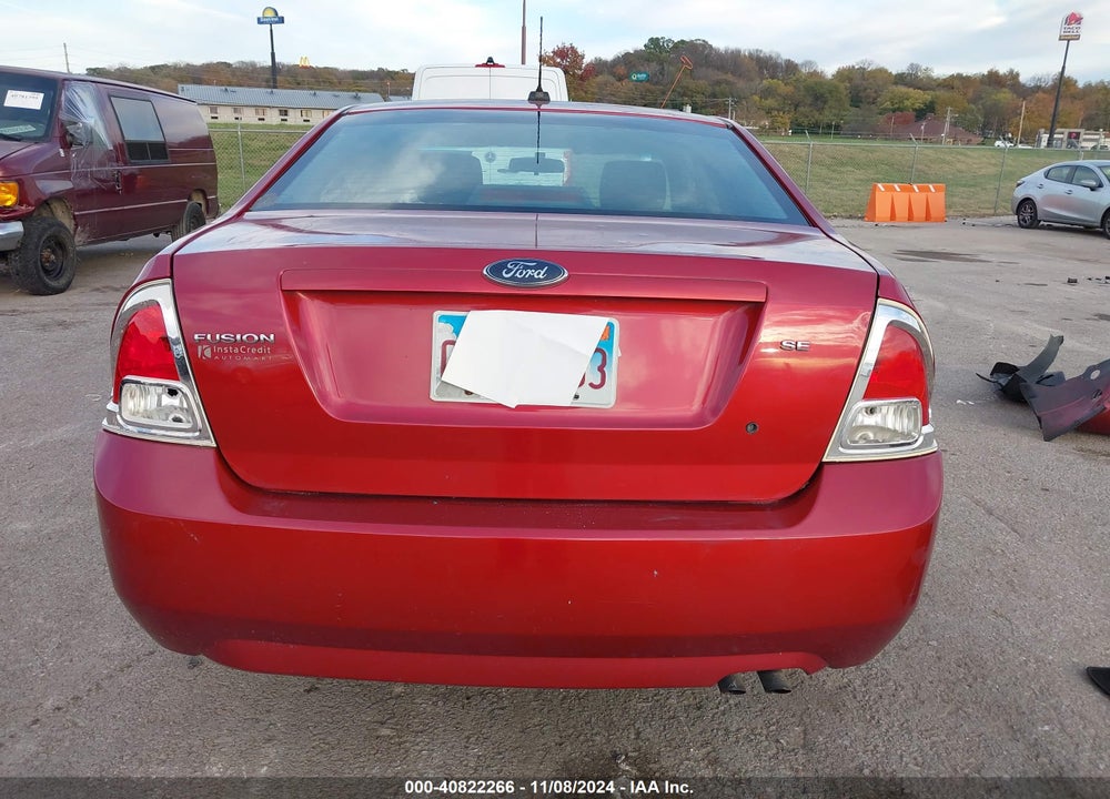 2008 FORD FUSION SE VIN: 3FAHP07Z18R124685