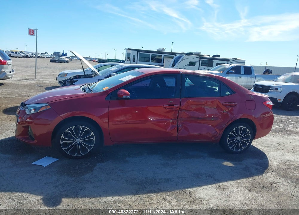 2016 TOYOTA COROLLA VIN: 5YFBURHE9GP548998