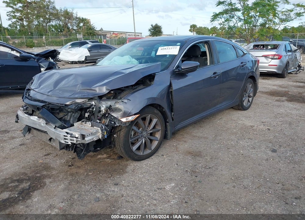 2019 HONDA CIVIC EX VIN: 19XFC1F3XKE005208