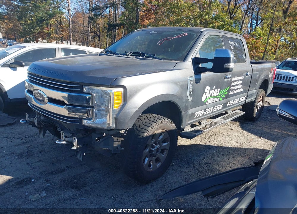 2017 FORD F-250 LARIAT VIN: 1FT7W2B66HED55621