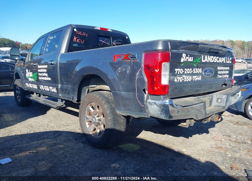 2017 FORD F-250 LARIAT VIN: 1FT7W2B66HED55621