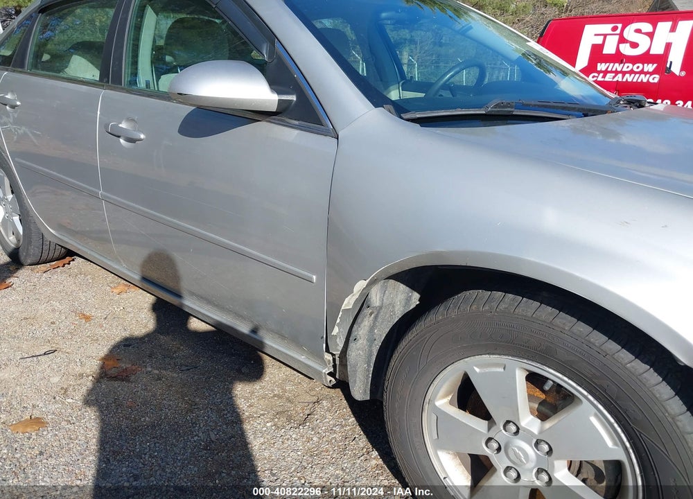 2008 CHEVROLET IMPALA LT VIN: 2G1WT55N189287605