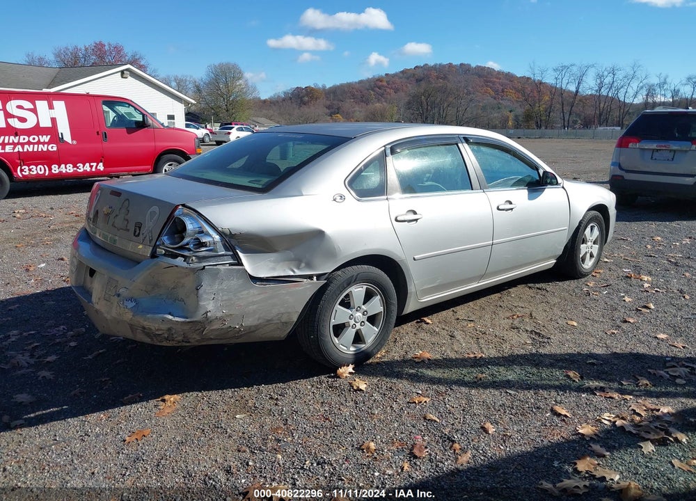 2008 CHEVROLET IMPALA LT VIN: 2G1WT55N189287605