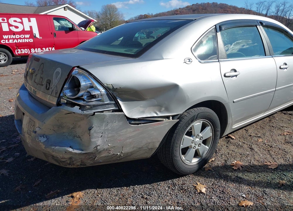 2008 CHEVROLET IMPALA LT VIN: 2G1WT55N189287605