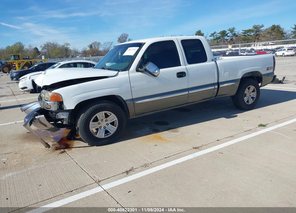 2000 GMC SIERRA 1500 SLE VIN: 2GTEK19T7Y1324825