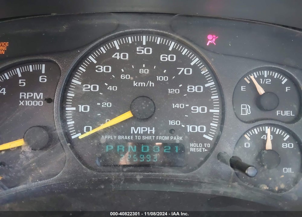 2000 GMC SIERRA 1500 SLE VIN: 2GTEK19T7Y1324825