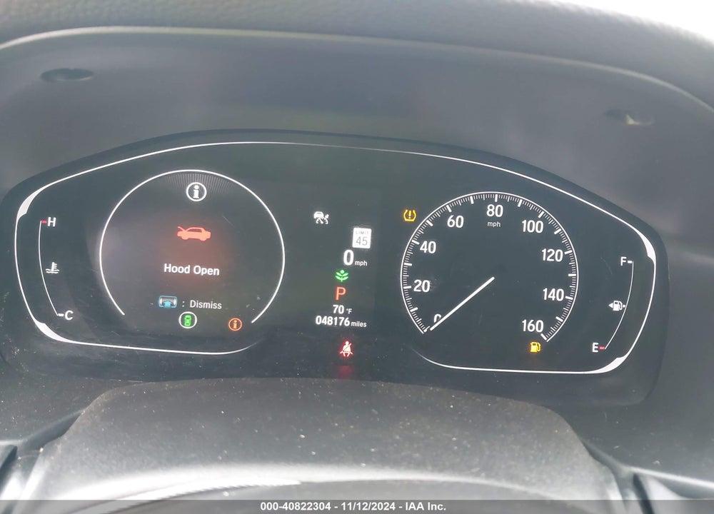 2022 HONDA ACCORD VIN: 1HGCV1F44NA054547