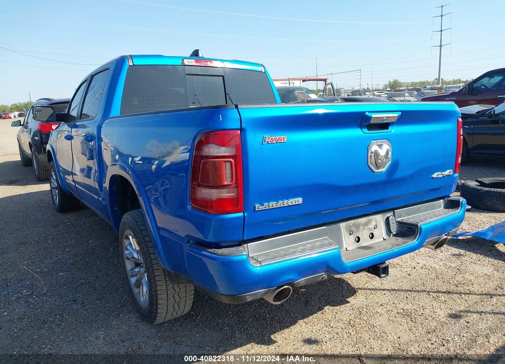 2021 RAM 1500 LAIE  4X4 5'7 BOX VIN: 1C6SRFJT2MN639748