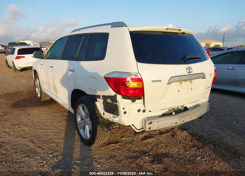 2008 TOYOTA HIGHLANDER LIMITED VIN: JTEES42A182098772