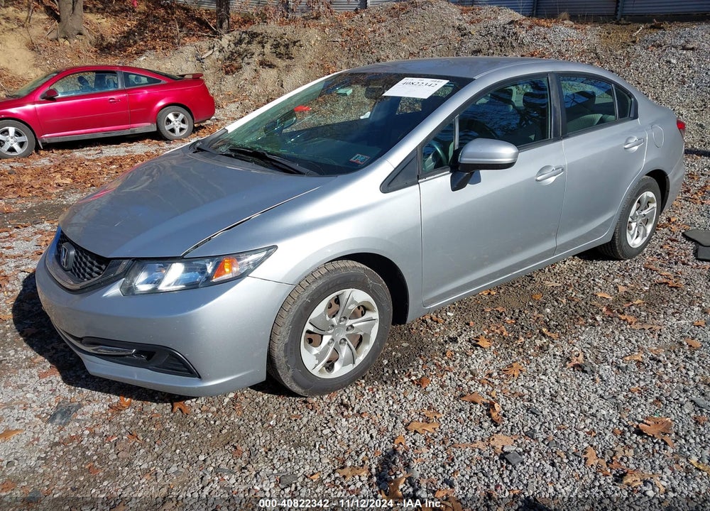 2014 HONDA CIVIC LX VIN: 19XFB2F51EE263504