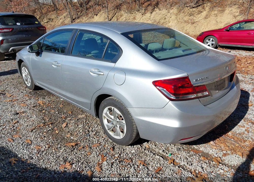 2014 HONDA CIVIC LX VIN: 19XFB2F51EE263504