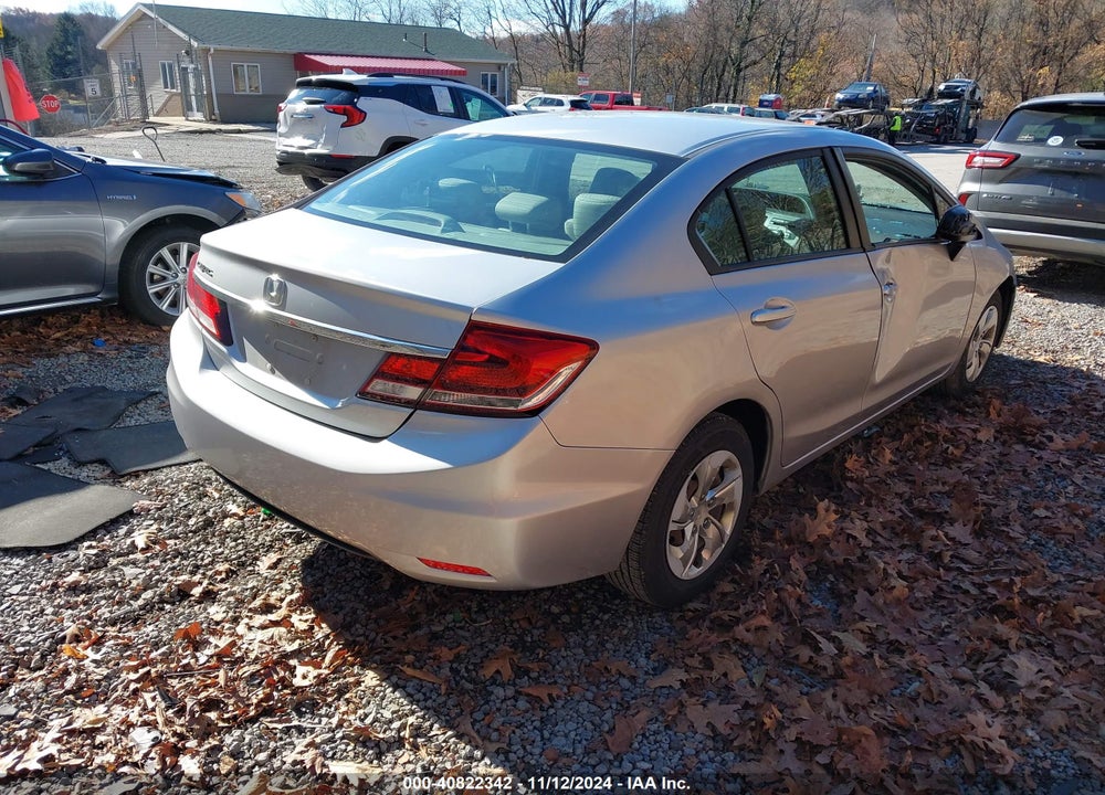 2014 HONDA CIVIC LX VIN: 19XFB2F51EE263504
