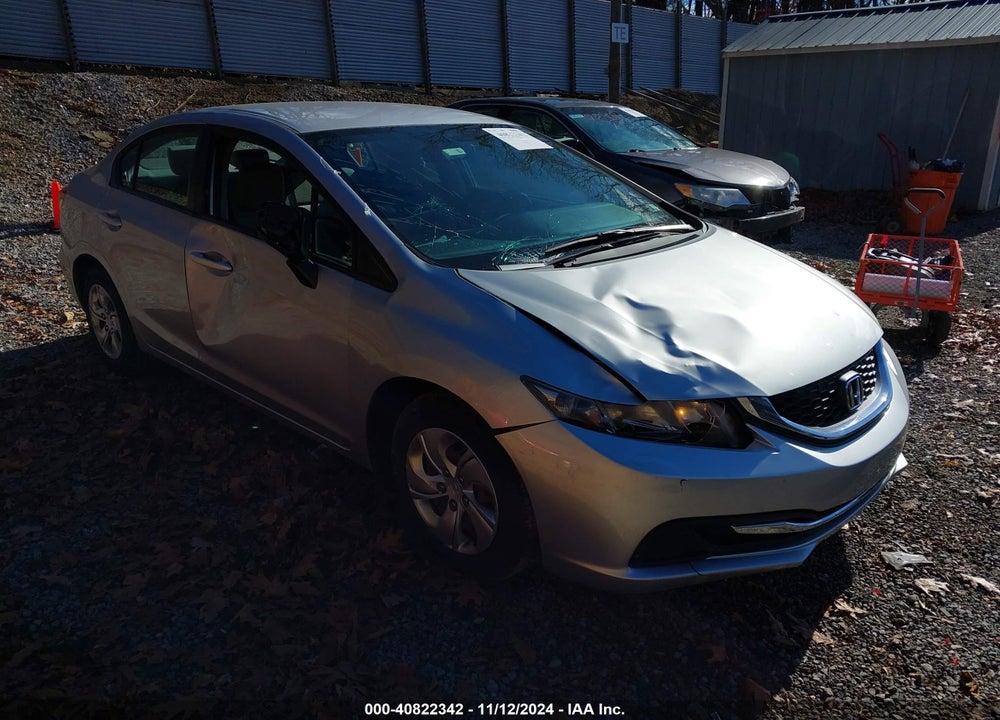 2014 HONDA CIVIC LX VIN: 19XFB2F51EE263504