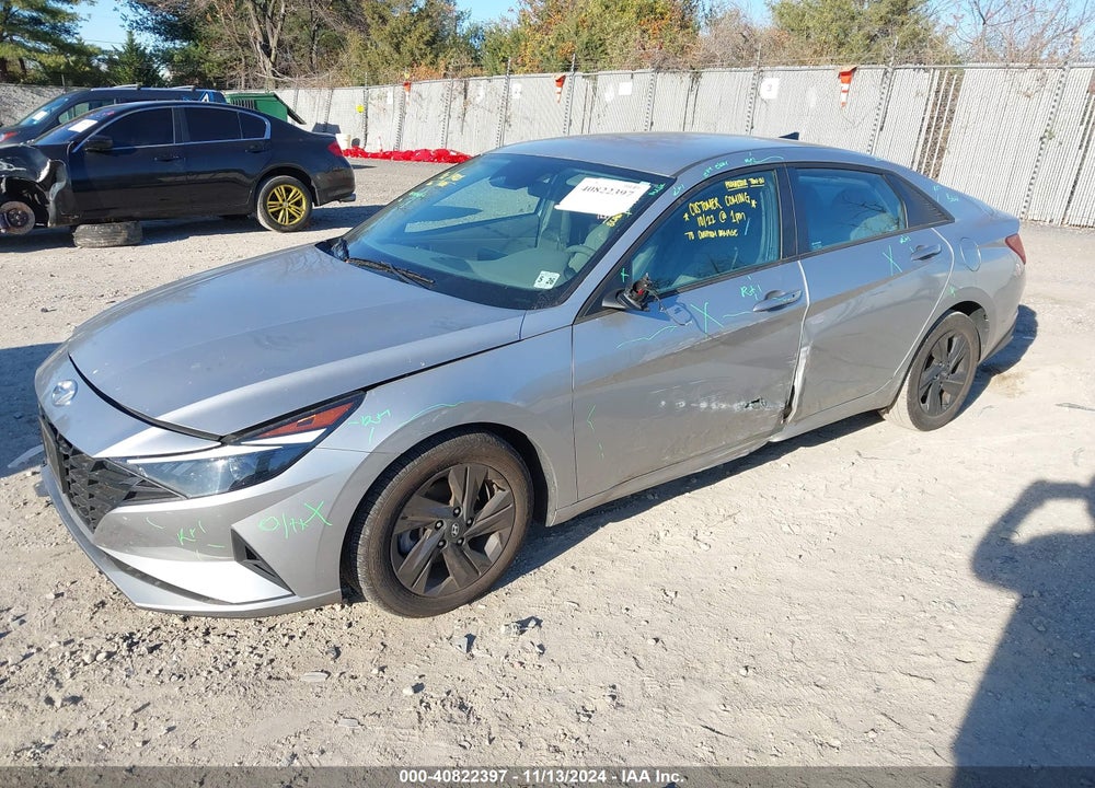 2021 HYUNDAI ELANTRA SEL VIN: 5NPLS4AG1MH020289