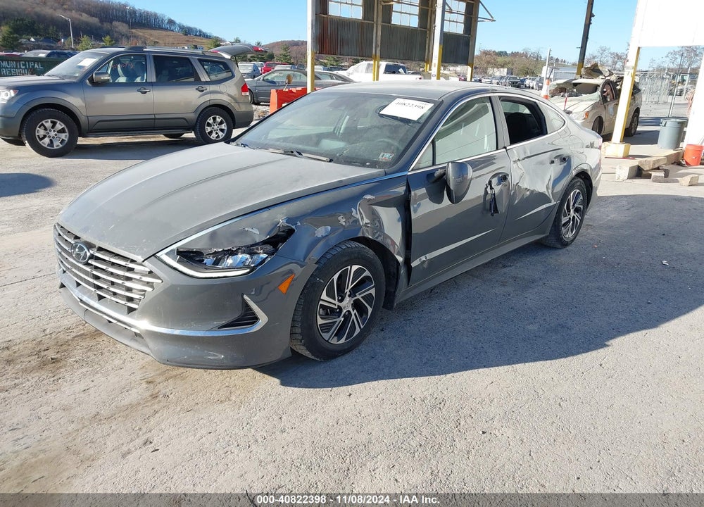 2021 HYUNDAI SONATA BLUE VIN: KMHL24JJ3MA021801