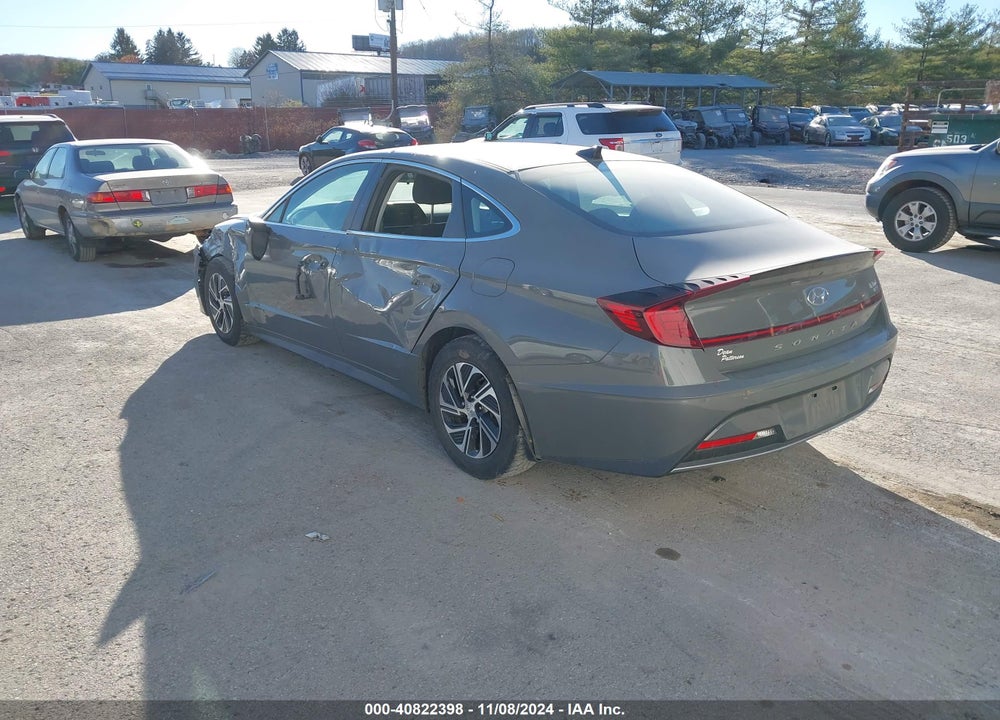 2021 HYUNDAI SONATA BLUE VIN: KMHL24JJ3MA021801