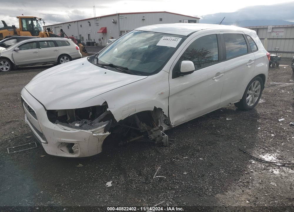 2014 MITSUBISHI OUTLANDER SPORT ES VIN: 4A4AP3AU3EE027408