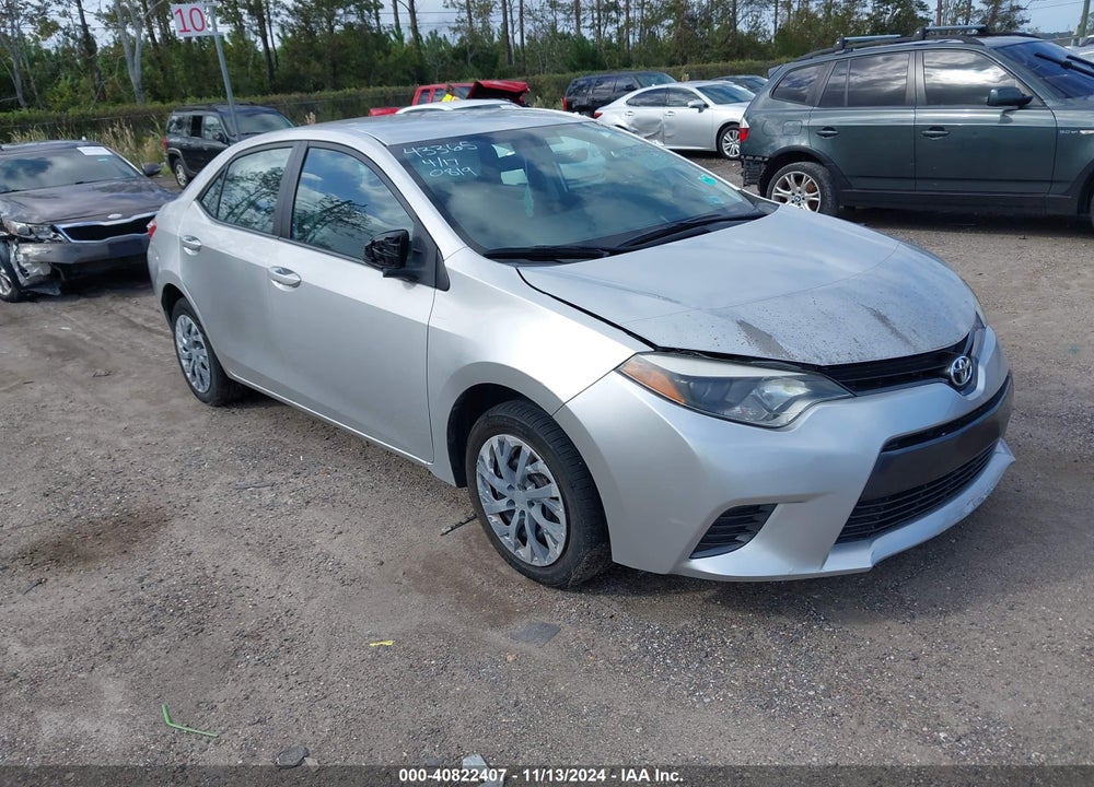 2016 TOYOTA COROLLA LE VIN: 5YFBURHE4GP550819