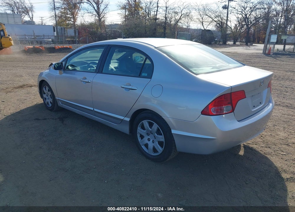 2007 HONDA CIVIC LX VIN: 1HGFA16517L063604