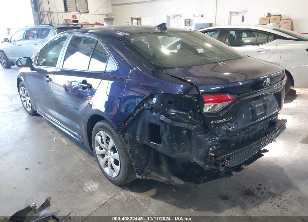 2022 TOYOTA COROLLA LE VIN: 5YFEPMAE3NP348116