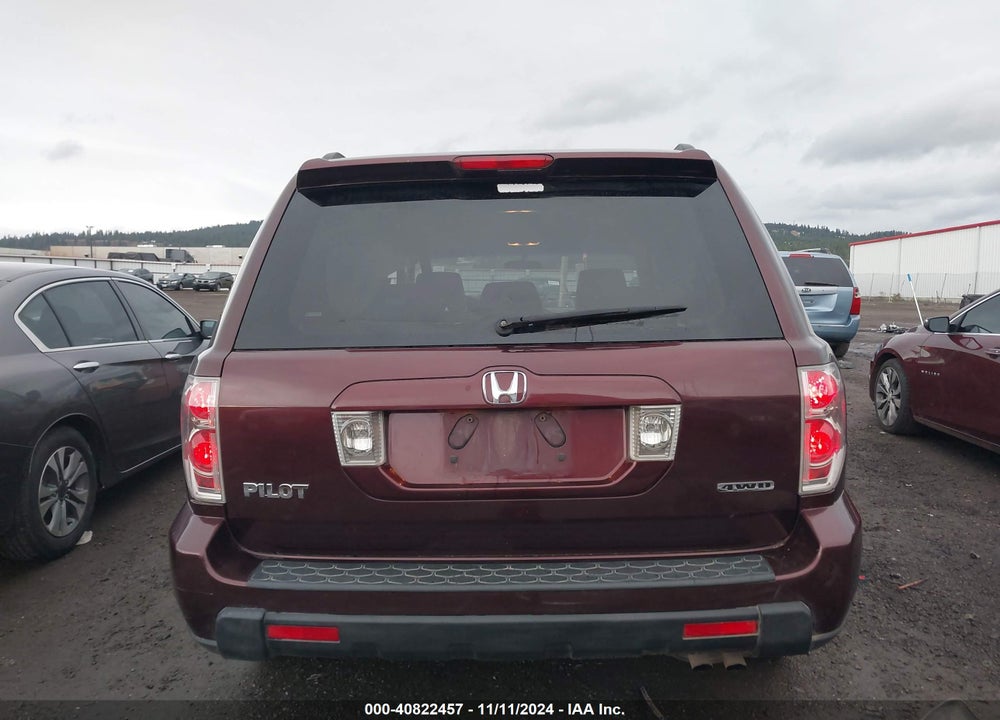 2007 HONDA PILOT EX VIN: 2HKYF184X7H502865