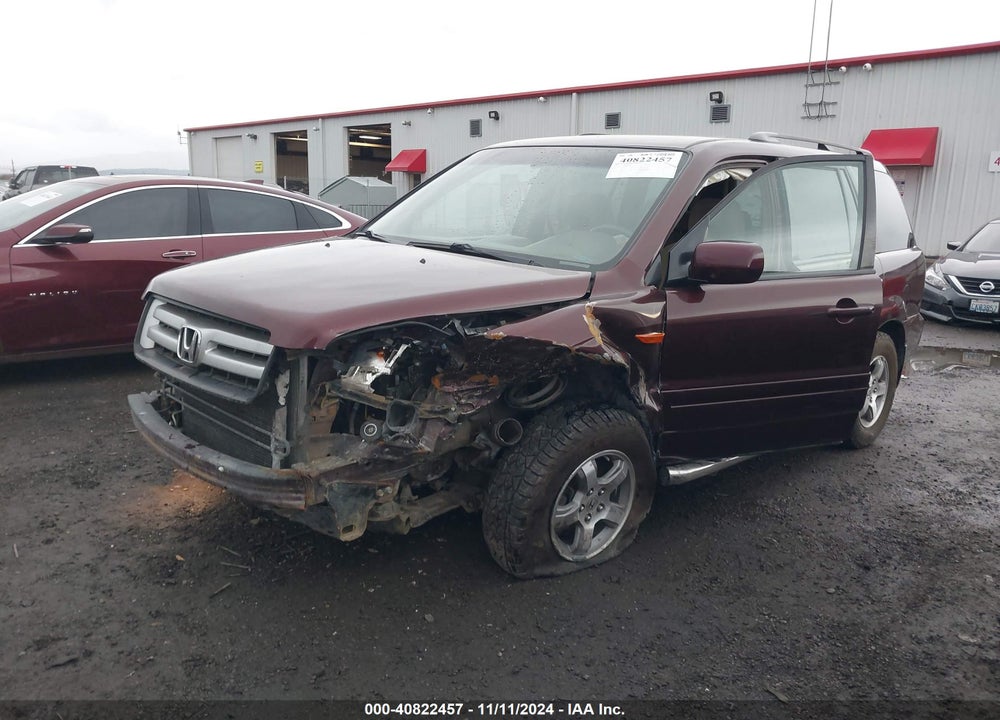 2007 HONDA PILOT EX VIN: 2HKYF184X7H502865