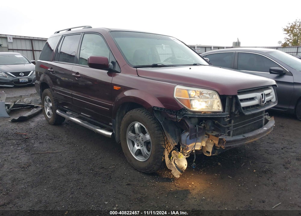 2007 HONDA PILOT EX VIN: 2HKYF184X7H502865