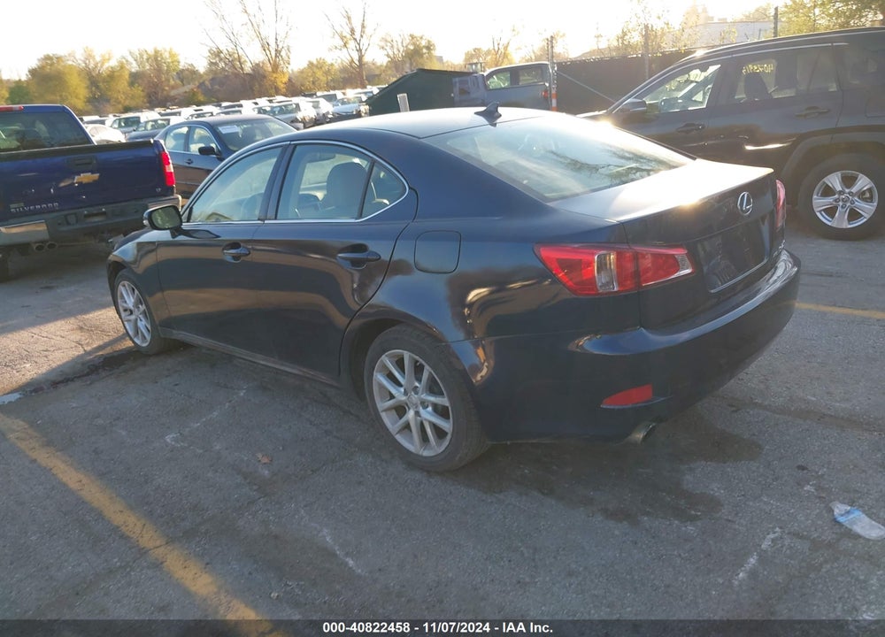2012 LEXUS IS 250 VIN: JTHCF5C28C5053881