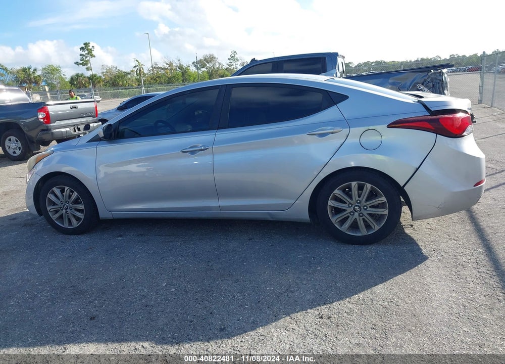2014 HYUNDAI ELANTRA SE VIN: KMHDH4AE4EU084332