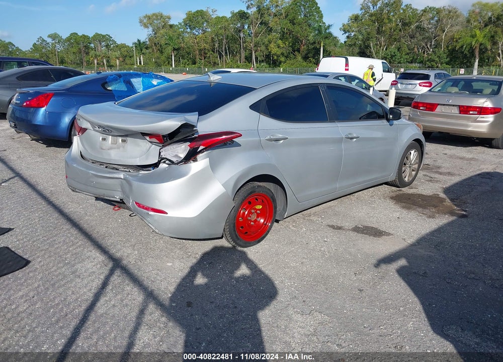 2014 HYUNDAI ELANTRA SE VIN: KMHDH4AE4EU084332