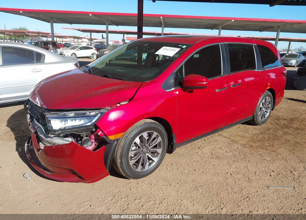 2022 HONDA ODYSSEY EX-L VIN: 5FNRL6H74NB049875