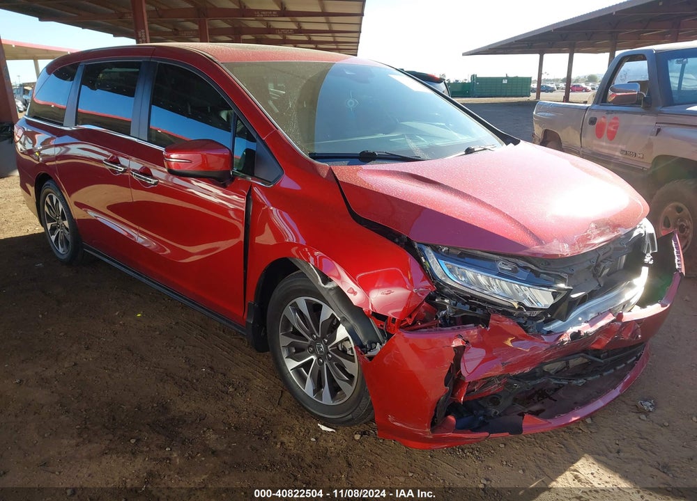 2022 HONDA ODYSSEY EX-L VIN: 5FNRL6H74NB049875