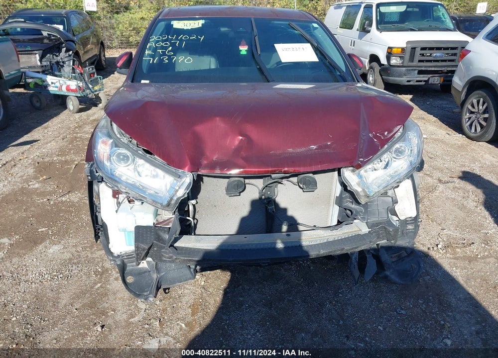 2019 TOYOTA HIGHLANDER LE VIN: 5TDBZRFH2KS713790
