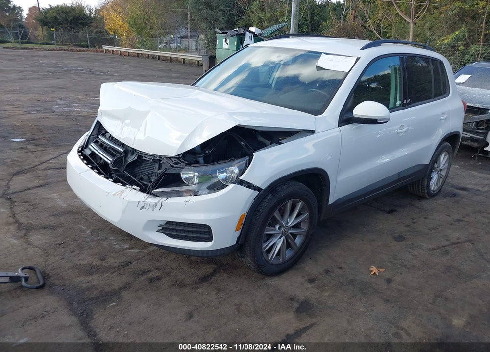 2017 VOLKSWAGEN TIGUAN 2.0T/2.0T S VIN: WVGAV7AX3HK054186