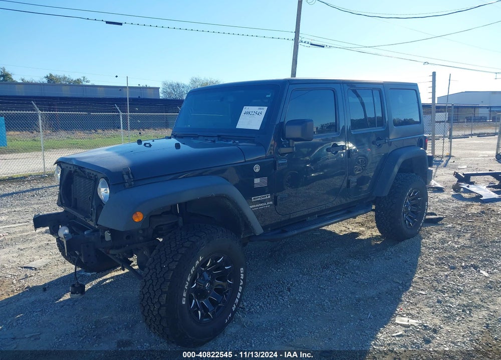 2017 JEEP WRANGLER UNLIMITED SPORT 4X4 VIN: 1C4BJWDG5HL606727