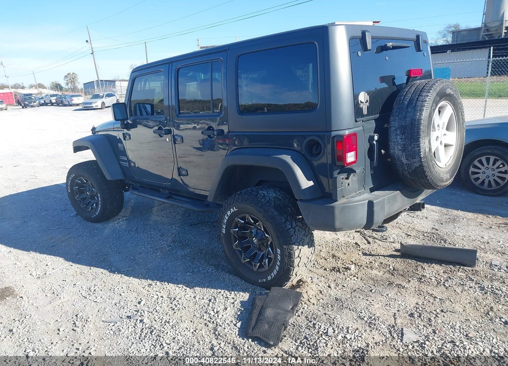 2017 JEEP WRANGLER UNLIMITED SPORT 4X4 VIN: 1C4BJWDG5HL606727