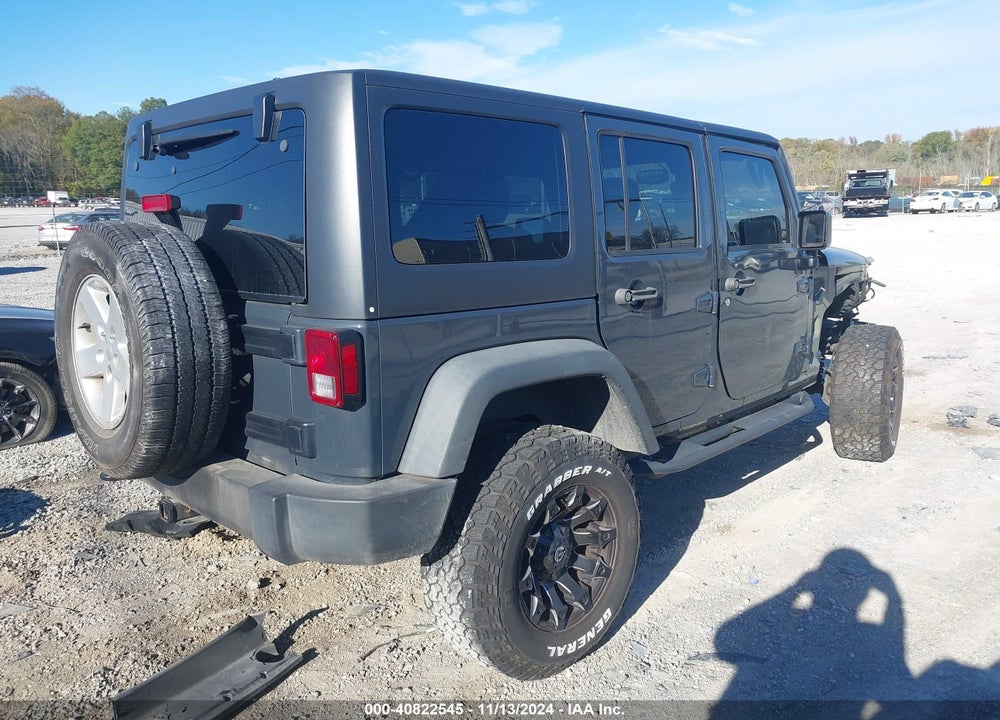 2017 JEEP WRANGLER UNLIMITED SPORT 4X4 VIN: 1C4BJWDG5HL606727