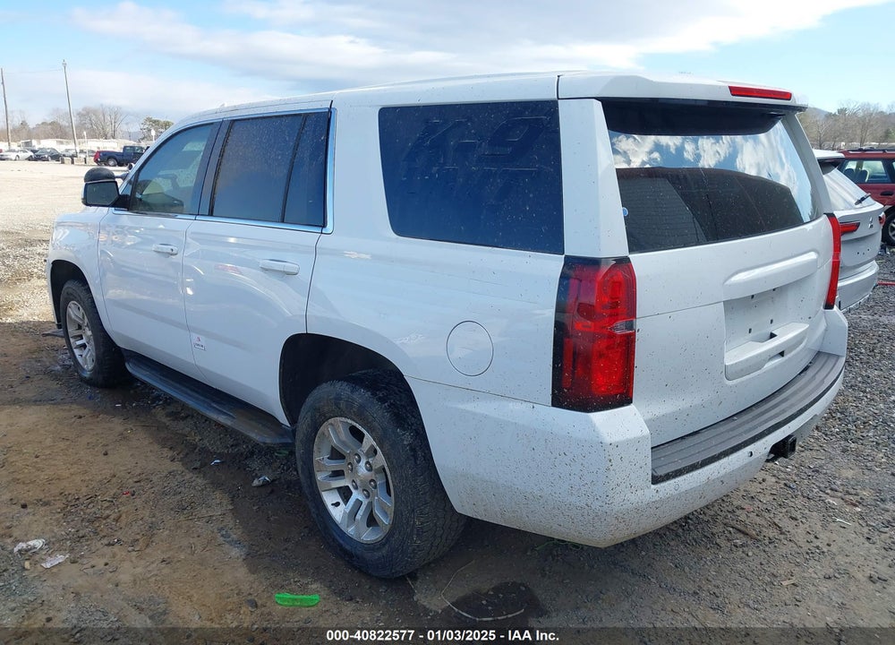 2019 CHEVROLET TAHOE COMMERCIAL FLEET VIN: 1GNSKFEC5KR334605