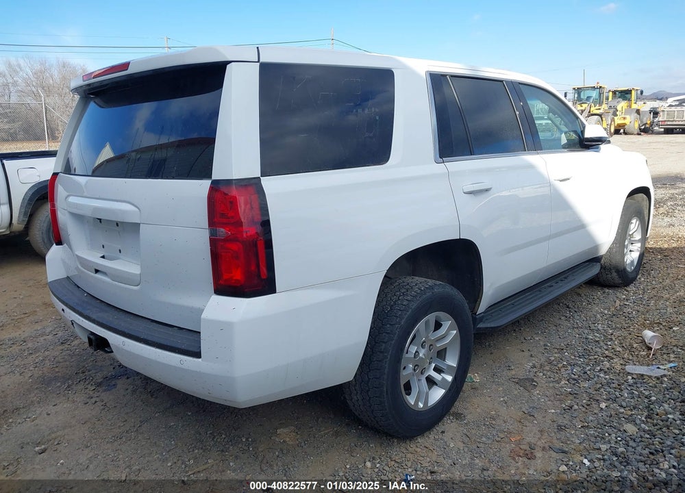 2019 CHEVROLET TAHOE COMMERCIAL FLEET VIN: 1GNSKFEC5KR334605