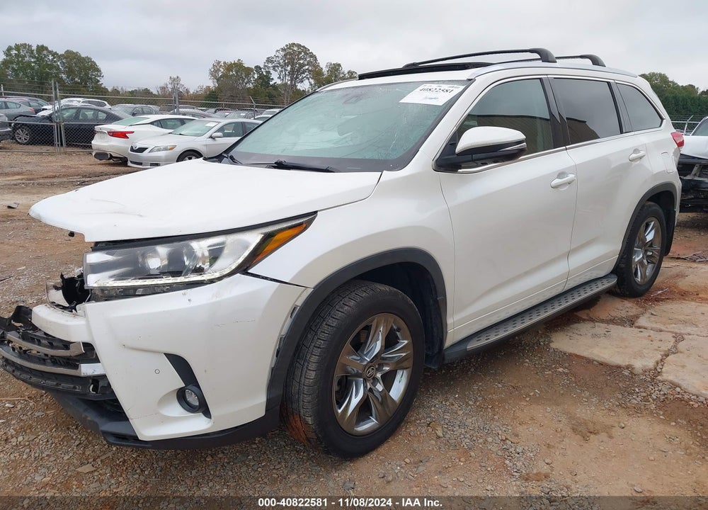 2019 TOYOTA HIGHLANDER LIMITED/PLATINUM VIN: 5TDDZRFHXKS930187