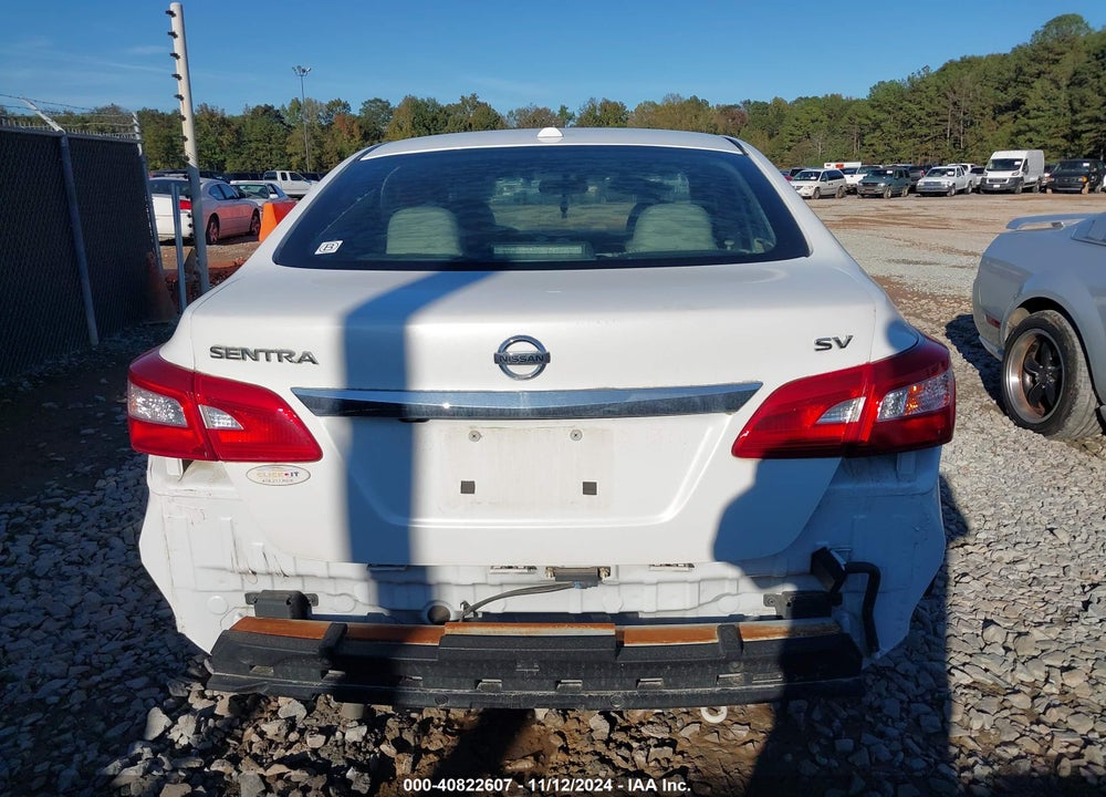 2017 NISSAN SENTRA SV VIN: 3N1AB7AP5HL661933