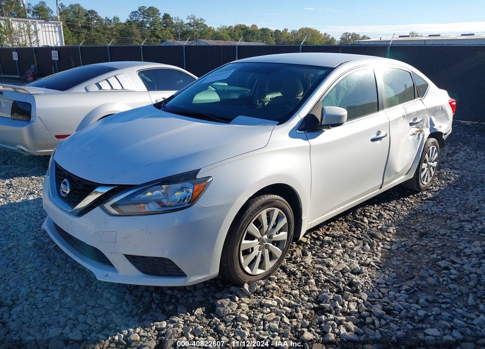 2017 NISSAN SENTRA SV VIN: 3N1AB7AP5HL661933