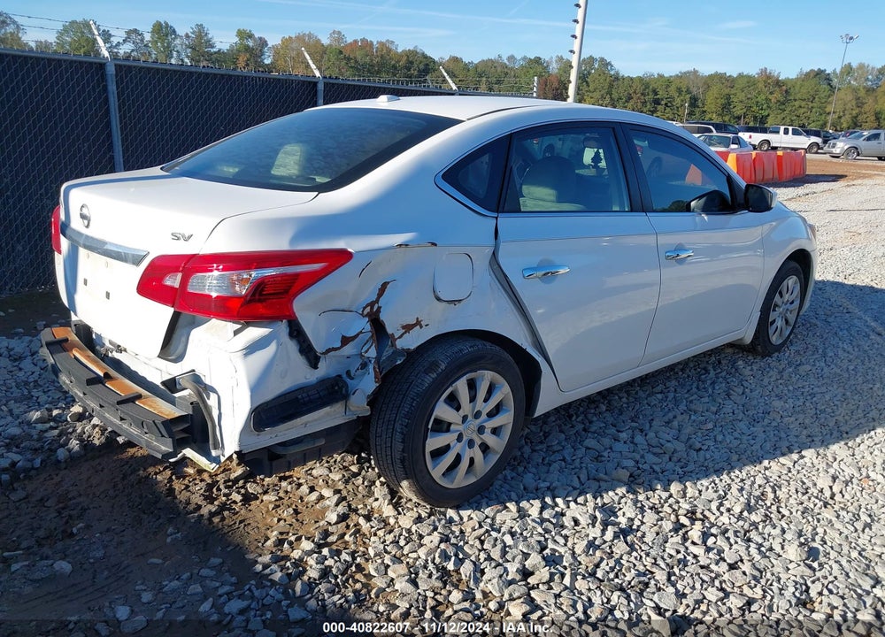 2017 NISSAN SENTRA SV VIN: 3N1AB7AP5HL661933