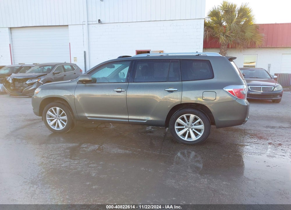 2009 TOYOTA HIGHLANDER HYBRID LIMITED VIN: JTEEW44A892030908