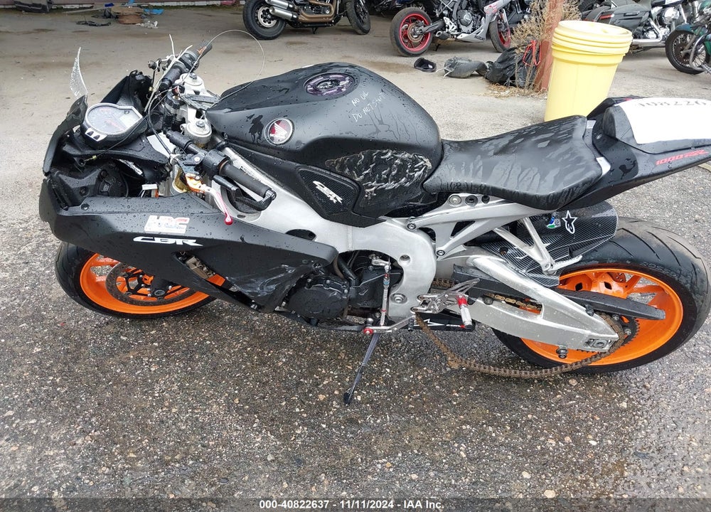 2009 HONDA CBR1000 RR VIN: JH2SC59JX9K001013