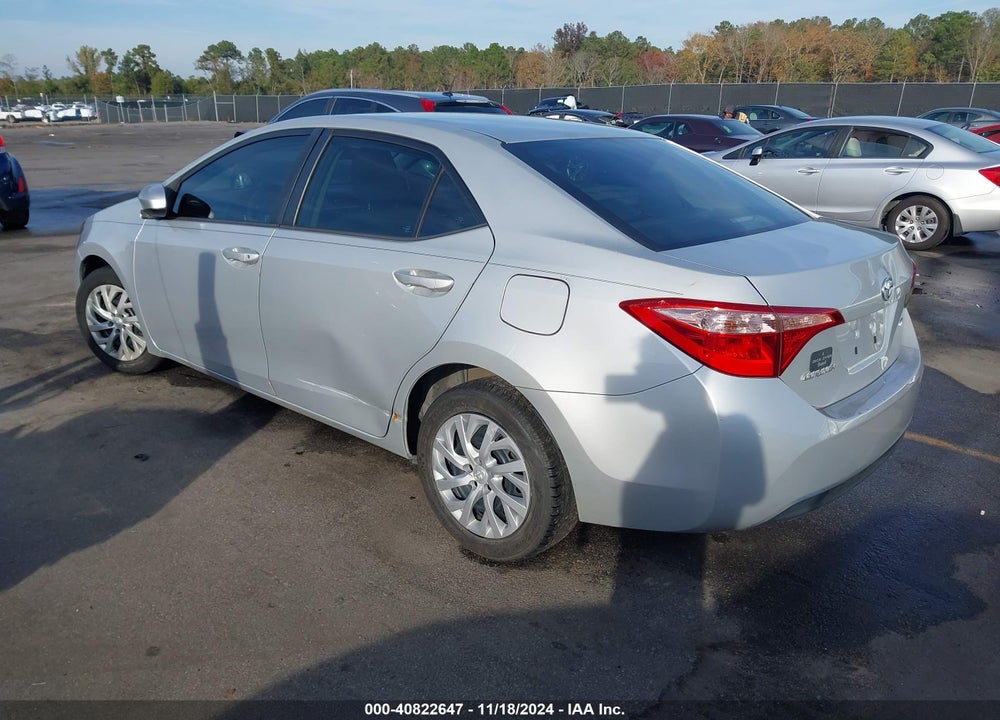 2019 TOYOTA COROLLA LE VIN: 2T1BURHE0KC158414