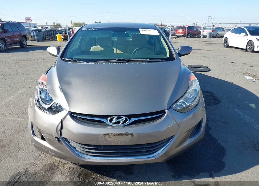 2013 HYUNDAI ELANTRA GLS VIN: 5NPDH4AE2DH402588