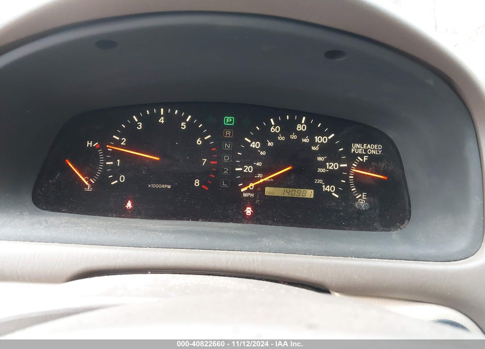 1999 LEXUS ES 300 VIN: JT8BF28G1X0207607