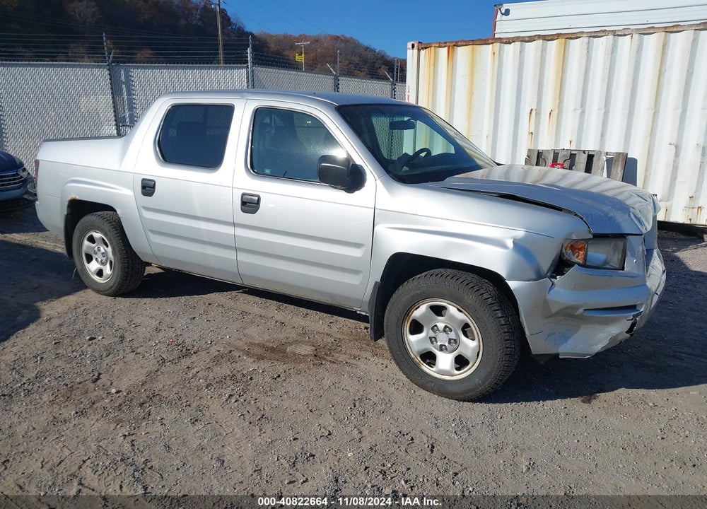 2008 HONDA RIDGELINE RT VIN: 2HJYK16218H506600