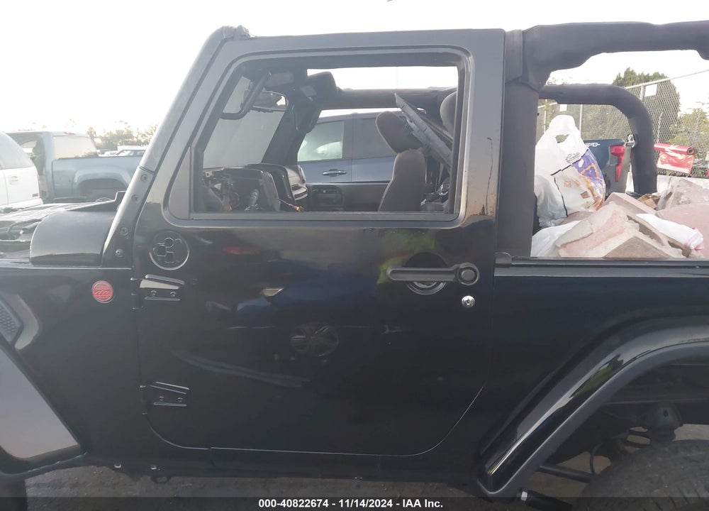 2016 JEEP WRANGLER SPORT VIN: 1C4GJWAG3GL287238